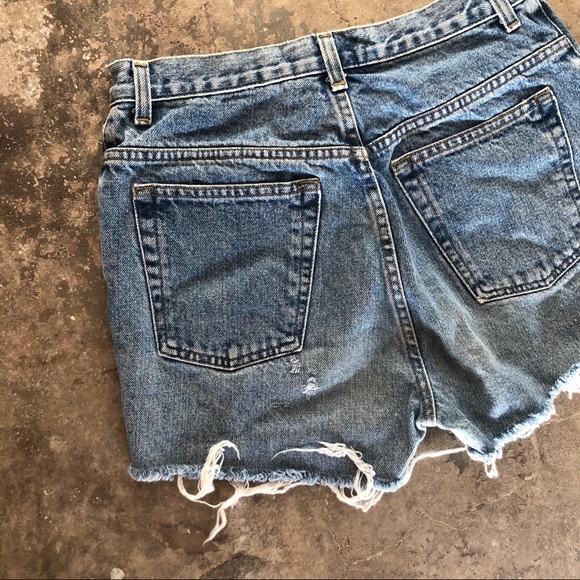 90s Vintage Levi’s Style Cut Off Jean Shorts 4 - Picture 8 of 10